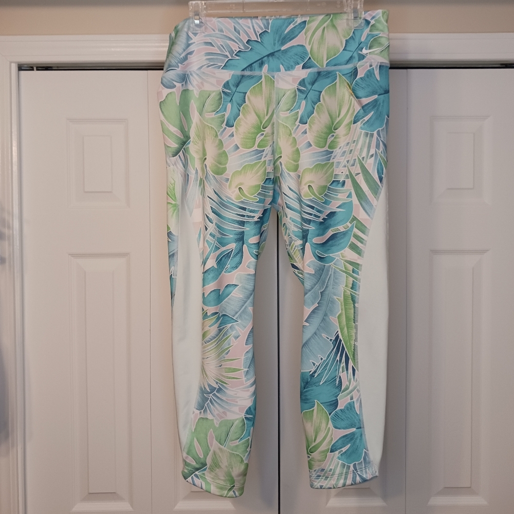Nike Blue/Green Leggings Size XL